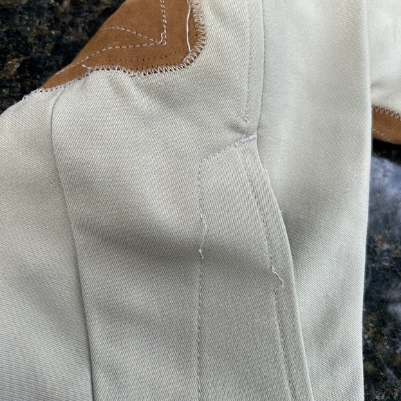 Custom Riding Apparel 30L Riding Breeches Color Tan - Picture 2 of 6